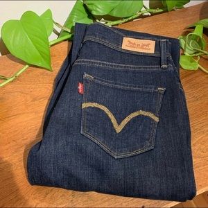 Levi’s Perfectly Slimming 512 Straight Leg Dark